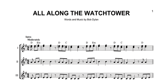 Recognizing A Legacy: Bob Dylan's "All Along the Watchtower" and Its Iconic Covers by Jimi Hendrix, Dave Matthews Band, and More