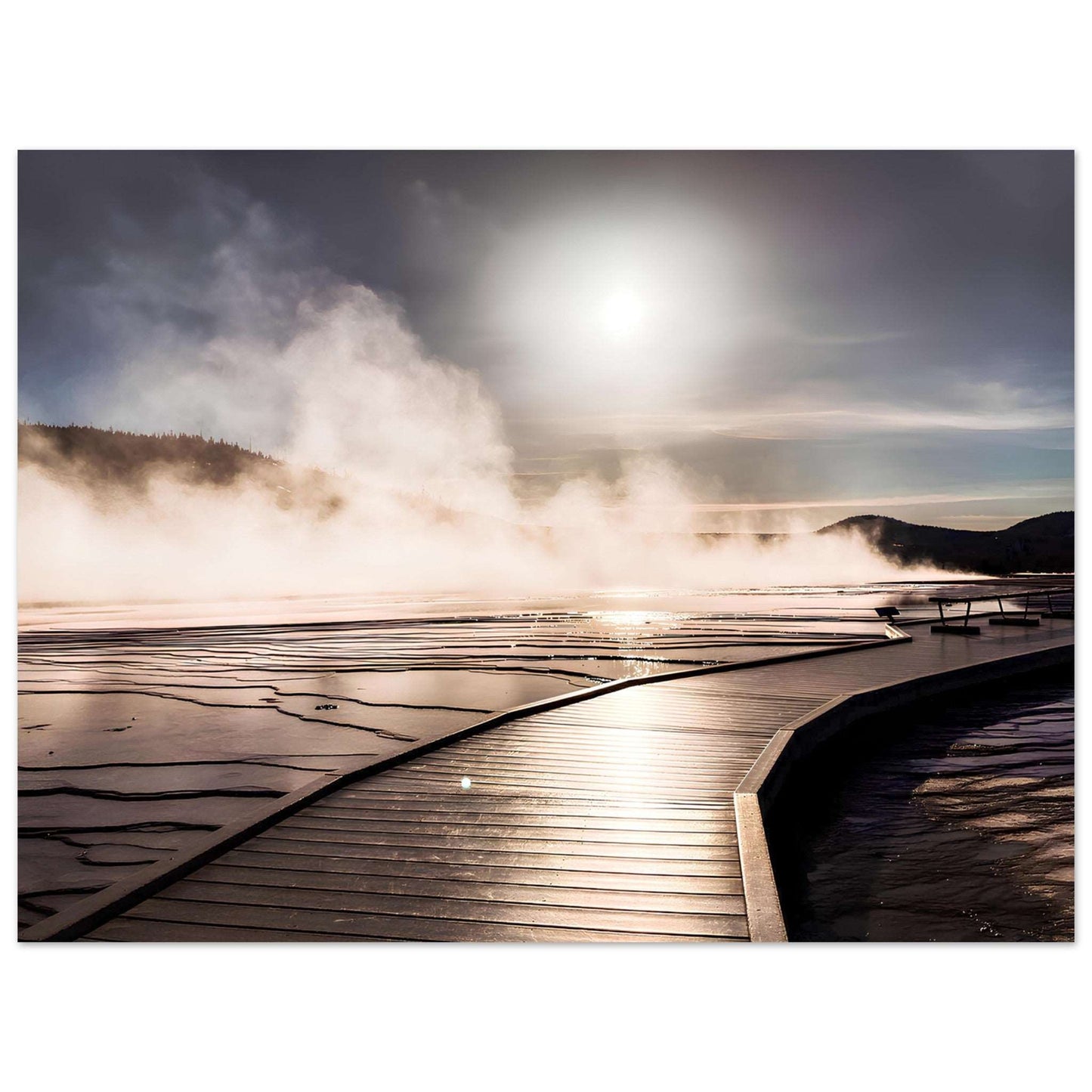 Grand Prismatic Spring, Yellowstone National Park II Premium Matte Poster