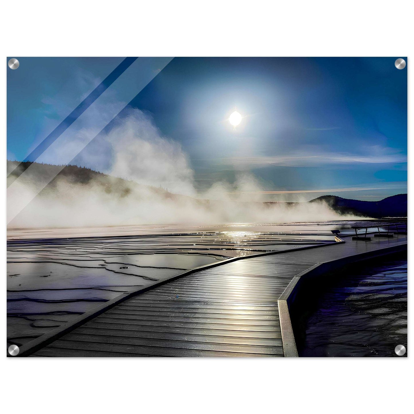 Grand Prismatic Spring, Yellowstone National Park I Acrylic Print Communitea Books James Bonner