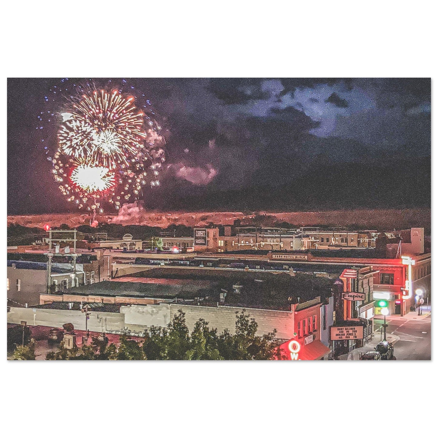 The Fourth of July; Livingston, Montana Premium Matte Poster