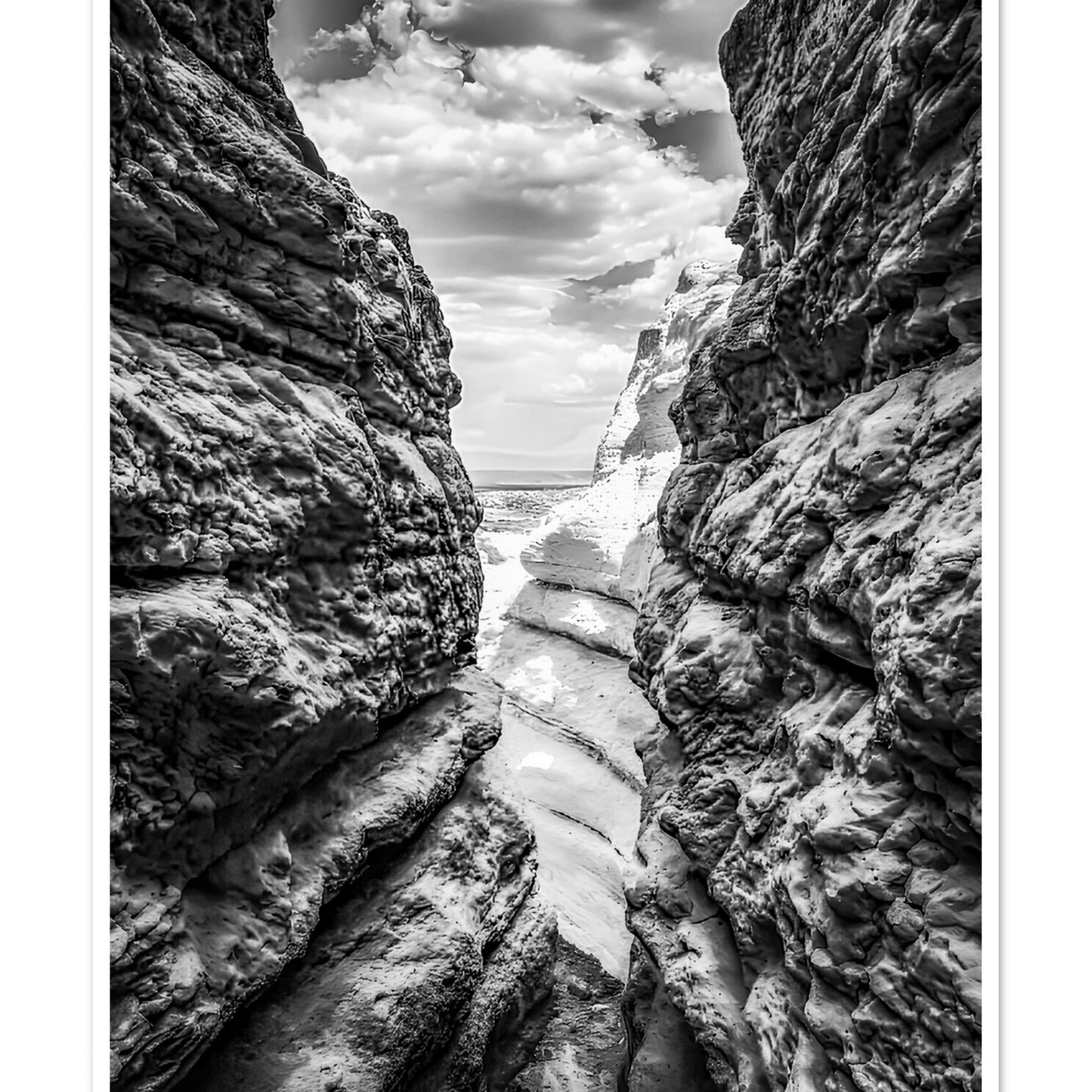 Plaza Blanca; Abiquiu, New Mexico Black & White III Premium Matte Poster