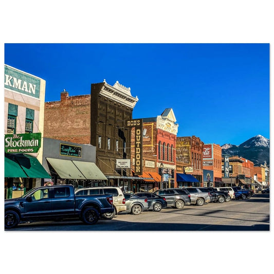 Main Street; Livingston, Montana Premium Matte Poster