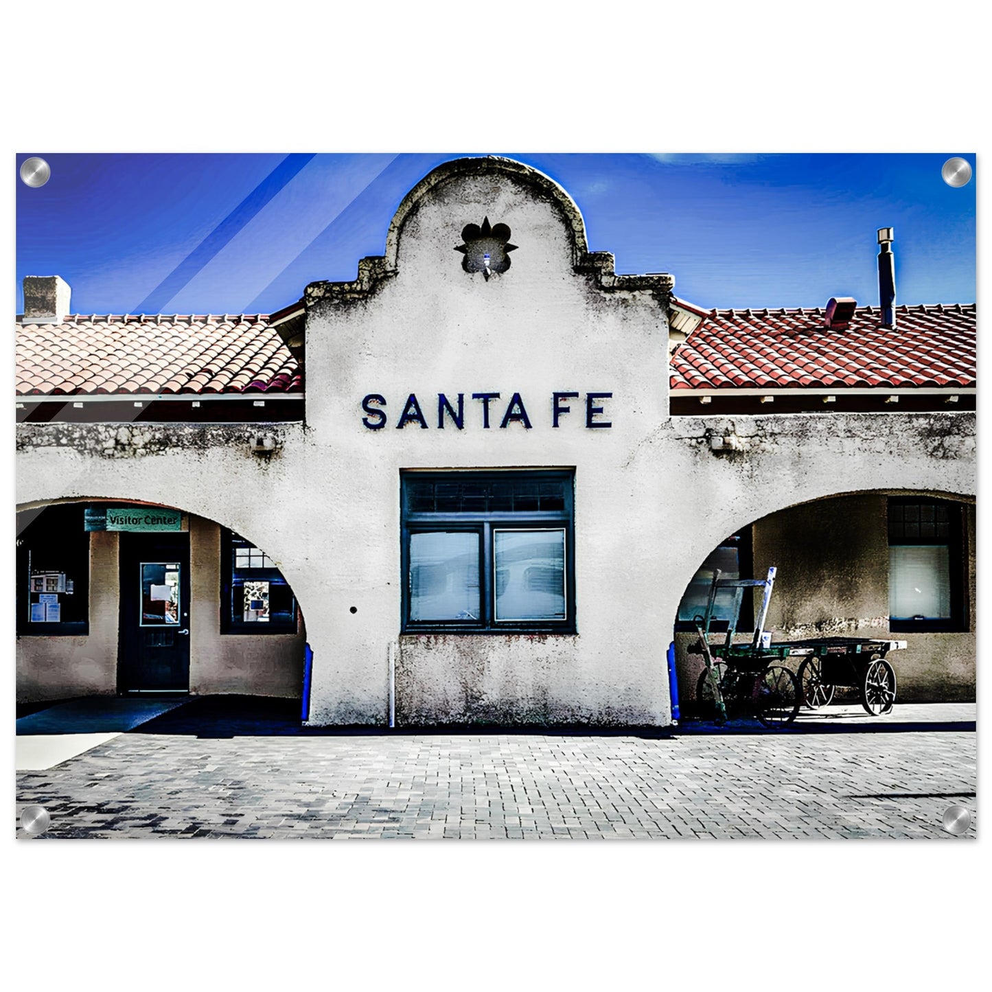 Dearly Departed: Santa Fe, New Mexico Train Depot Acrylic Print