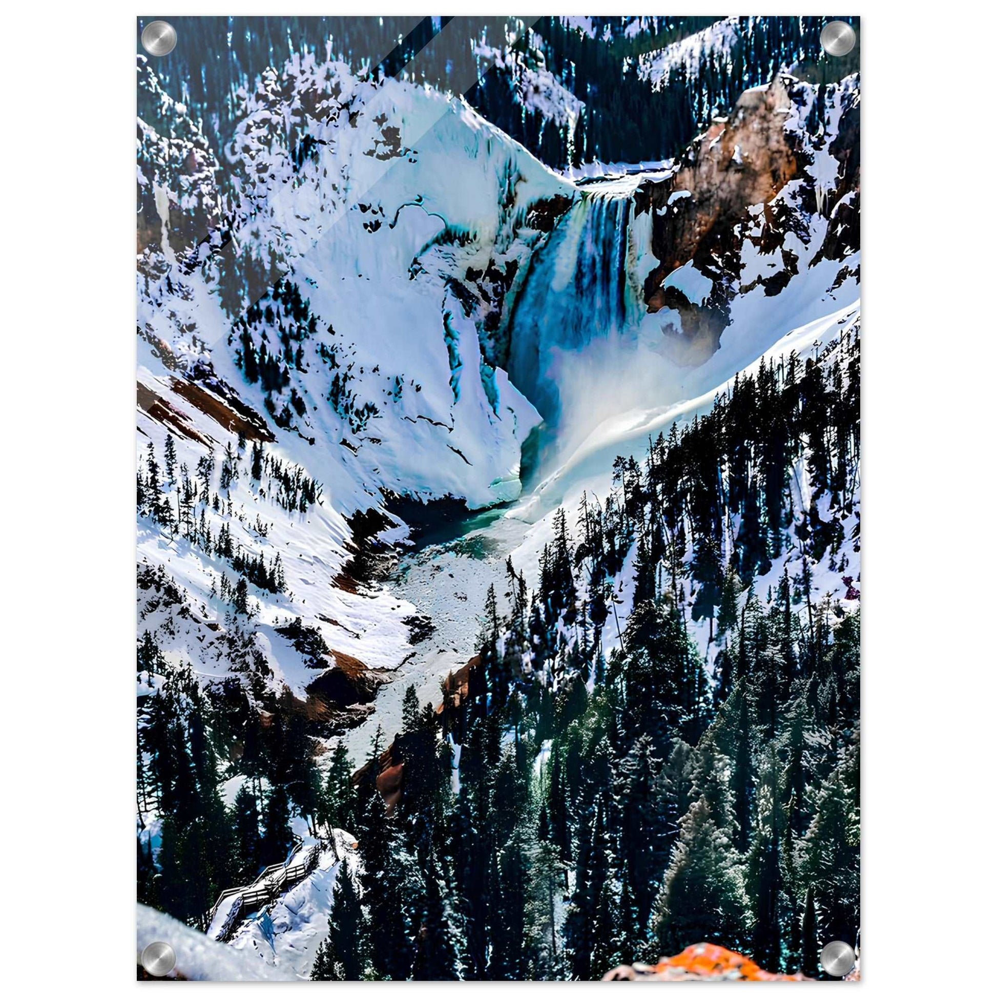 Lower Falls, Yellowstone National Park II Acrylic Print