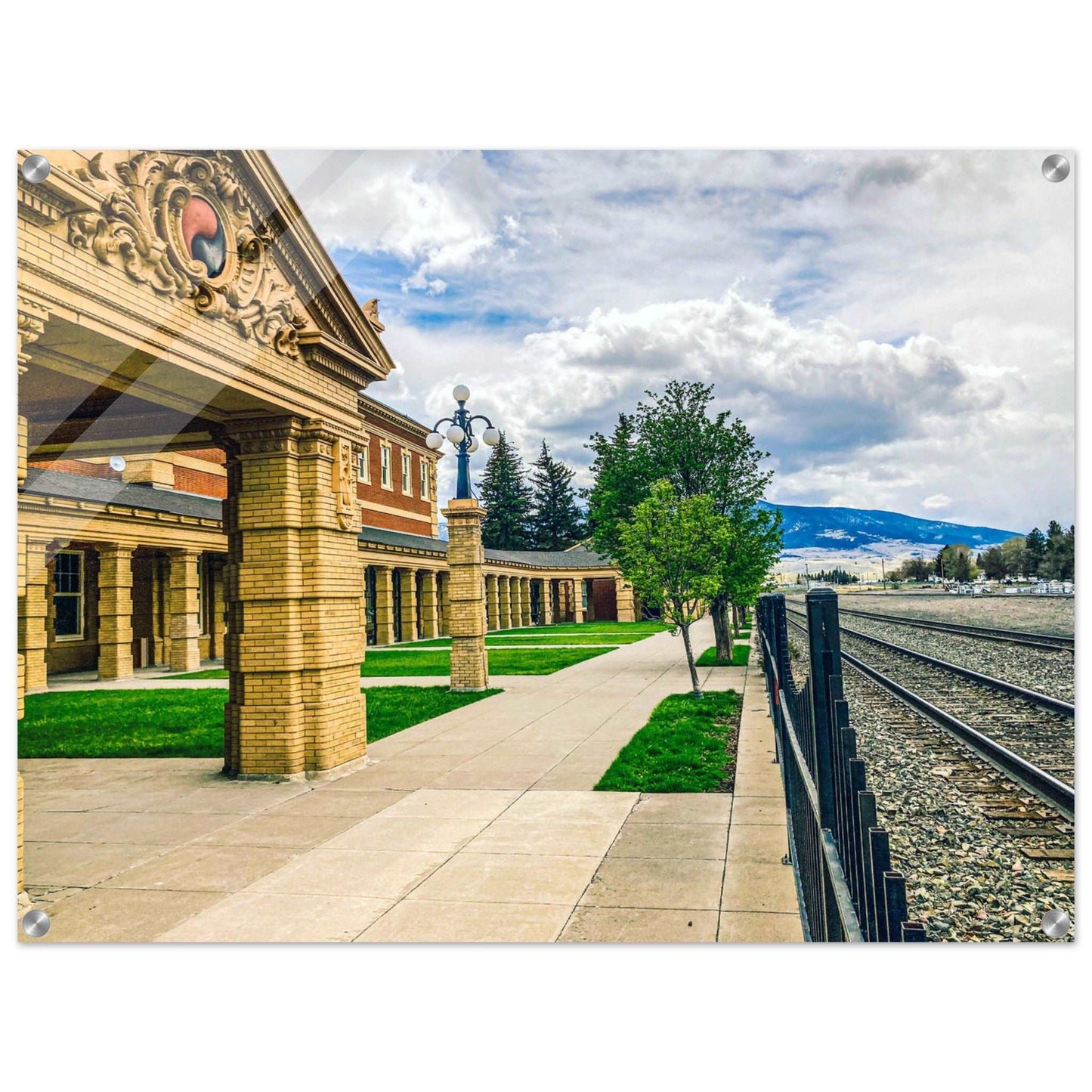 Livingston, Montana Train Depot Acrylic Print