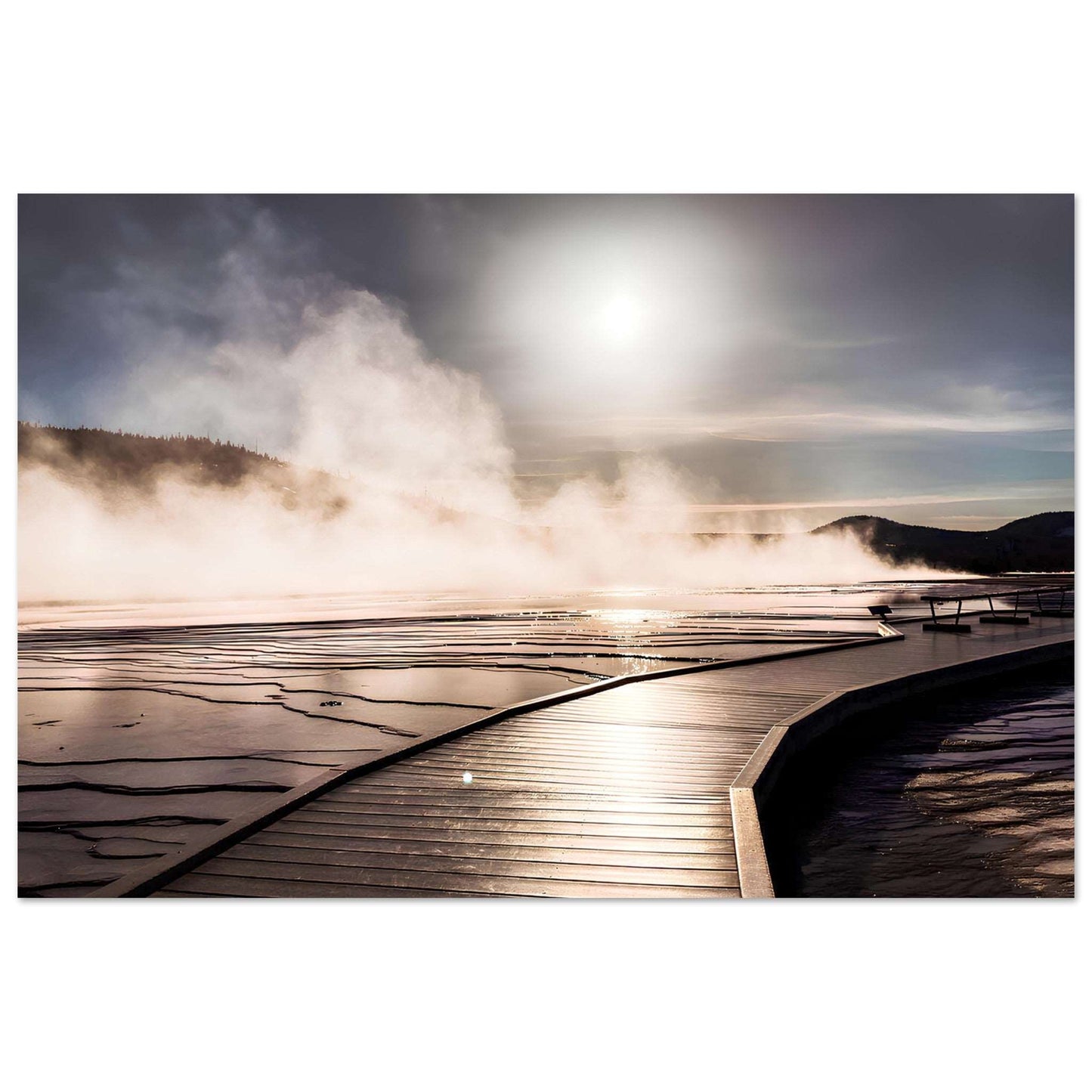 Grand Prismatic Spring, Yellowstone National Park II Premium Matte Poster