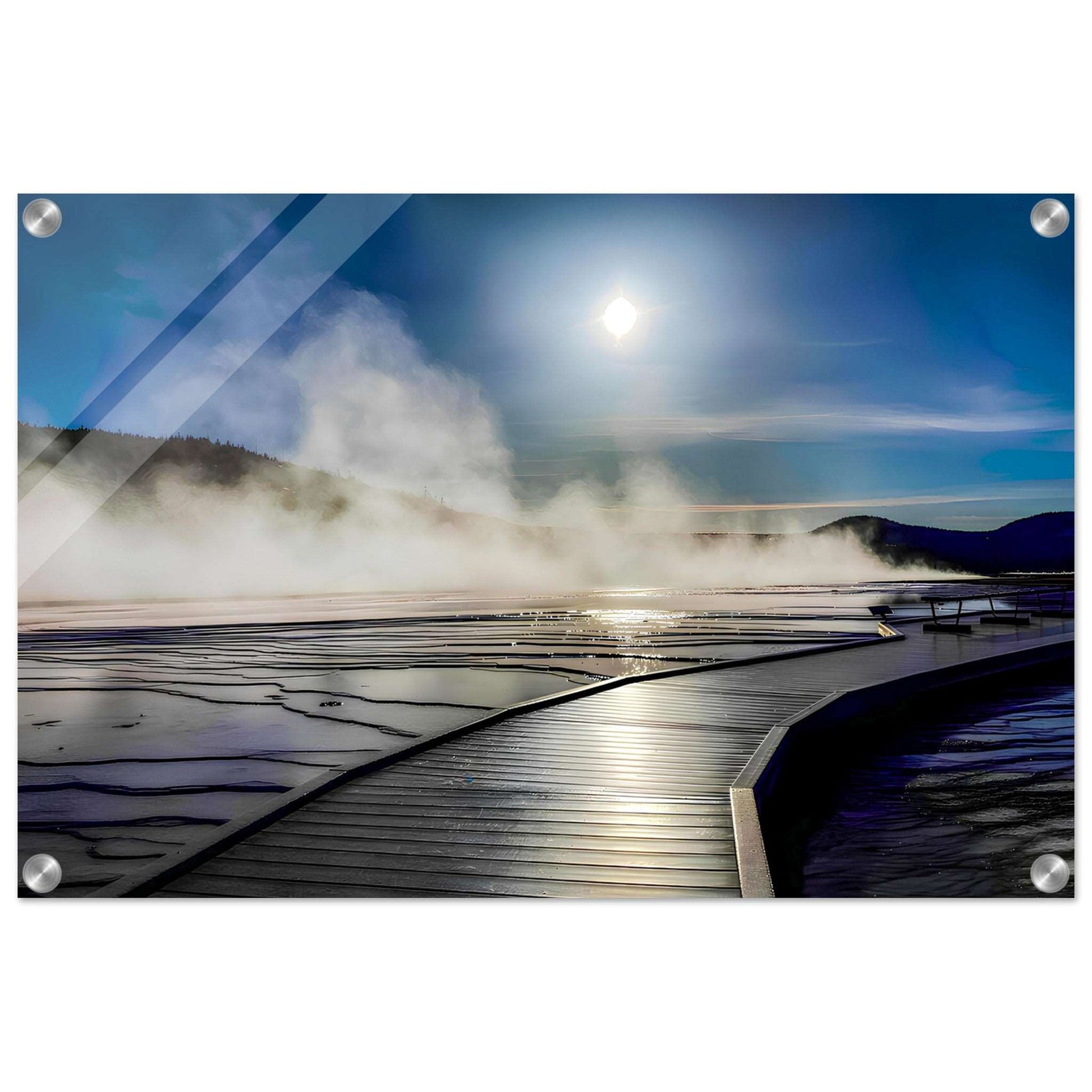 Grand Prismatic Spring, Yellowstone National Park I Acrylic Print Communitea Books James Bonner