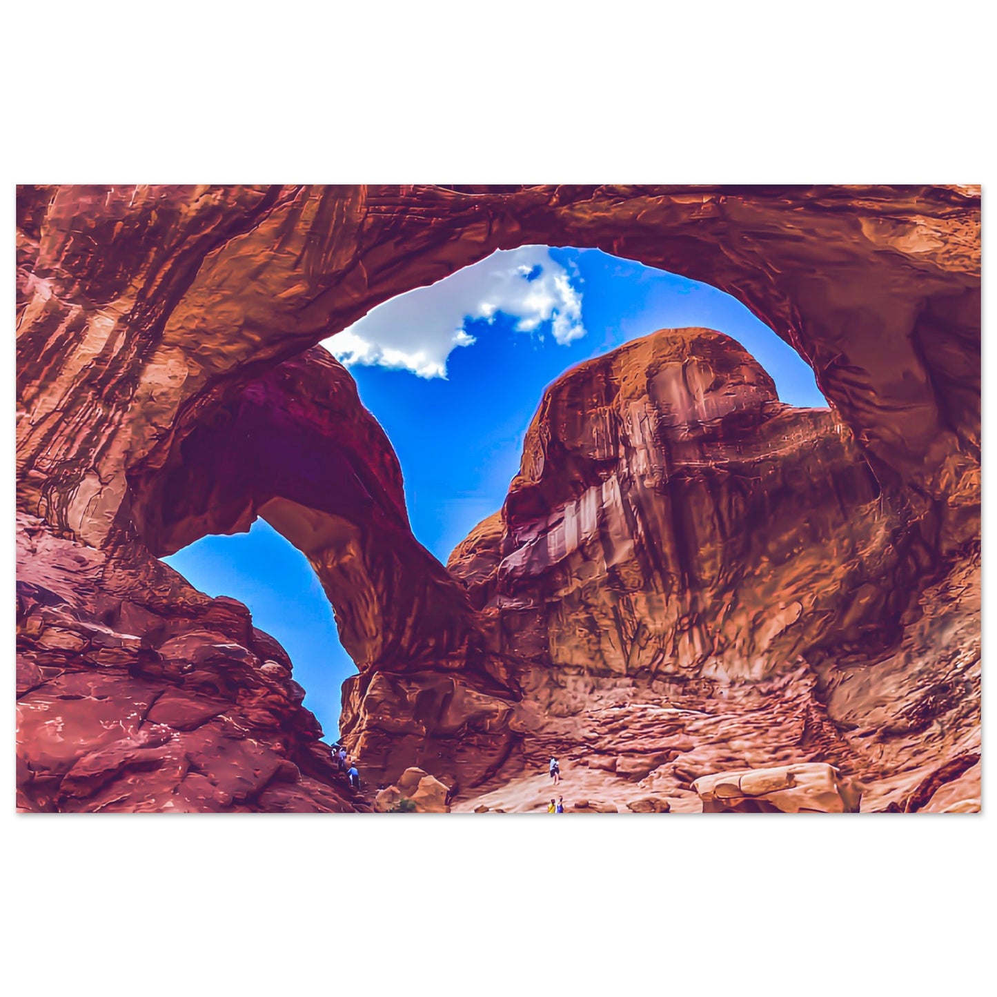 Double Arches; Arches National Park, Moab, Utah Premium Matte Poster