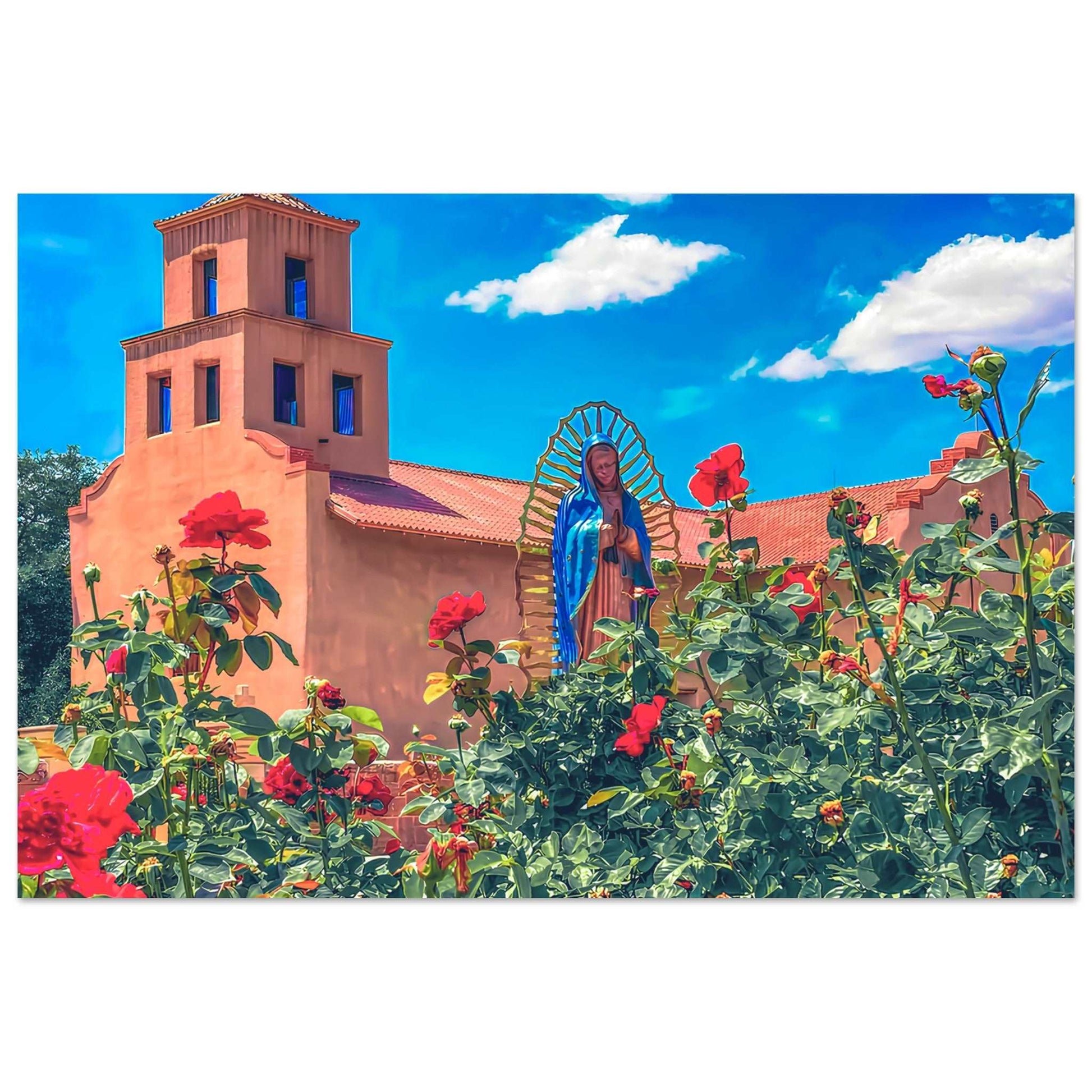 Our Lady of Guadalupe Catholic Church; Santa Fe, New Mexico Premium Matte Poster