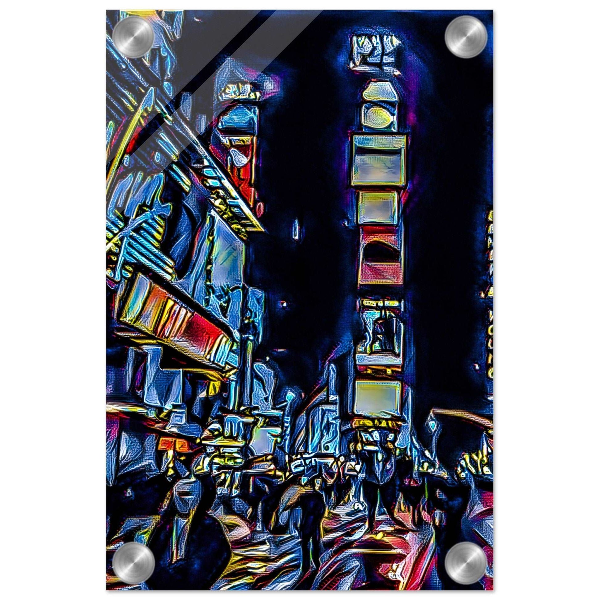 After New Year's; New York City, New York New Year's Eve Times Square Acrylic Print Communitea Books