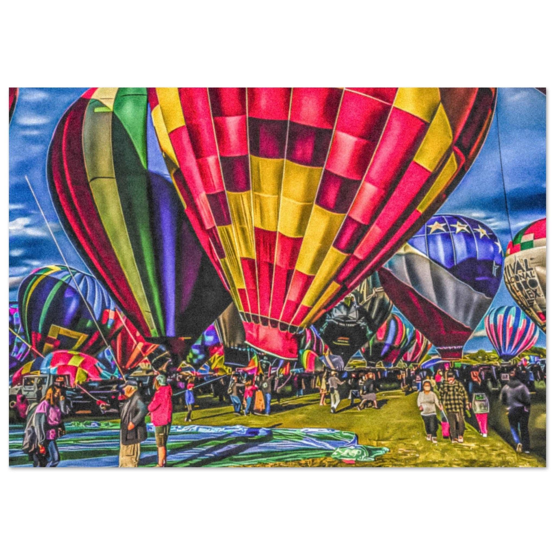 Albuquerque International Balloon Fiesta; Albuquerque, New Mexico Premium Matte Poster Communitea Books James Bonner