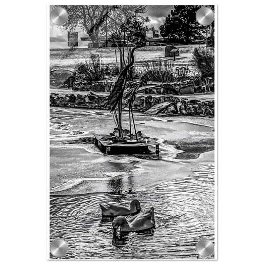 Ashley Pond; Los Alamos, New Mexico Acrylic Print Communitea Books James Bonner