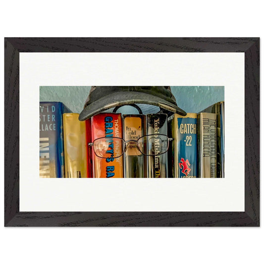 Communitea Books Logo; Livingston, Montana Wood Framed Print Communitea Books James Bonner