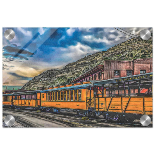 Durango Silverton Railroad; Durango, Colorado Acrylic Print Communitea Books James Bonner