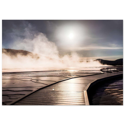 Grand Prismatic Spring, Yellowstone National Park II Premium Matte Poster Communitea Books James Bonner