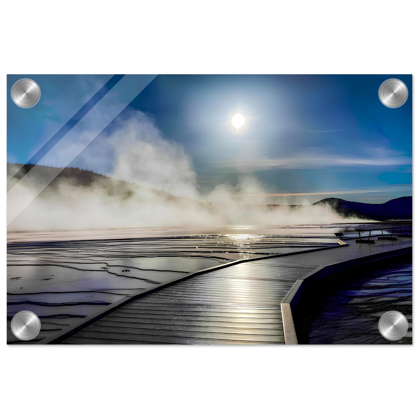 Grand Prismatic Spring, Yellowstone National Park I Acrylic Print Communitea Books James Bonner