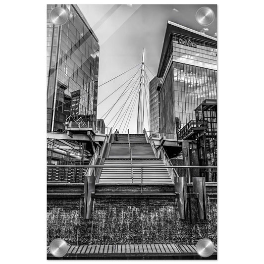 Millennium Bridge; Denver, Colorado Acrylic Print Communitea Books James Bonner