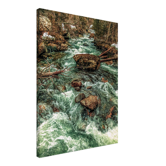 Pine Creek; Paradise Valley, Montana on Canvas Communitea Books James Bonner