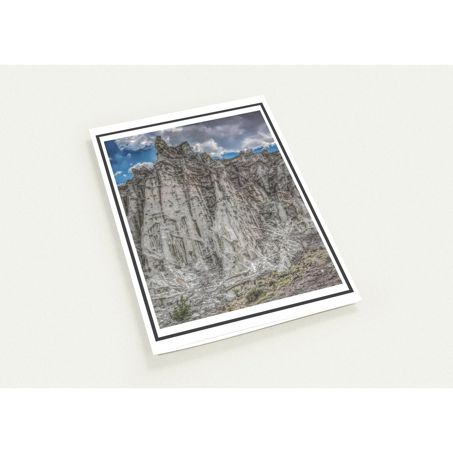 Plaza Blanca Cathedral; Abiquiu, New Mexico Pack of 10 Greeting Cards (w/ standard envelopes) Communitea Books James Bonner