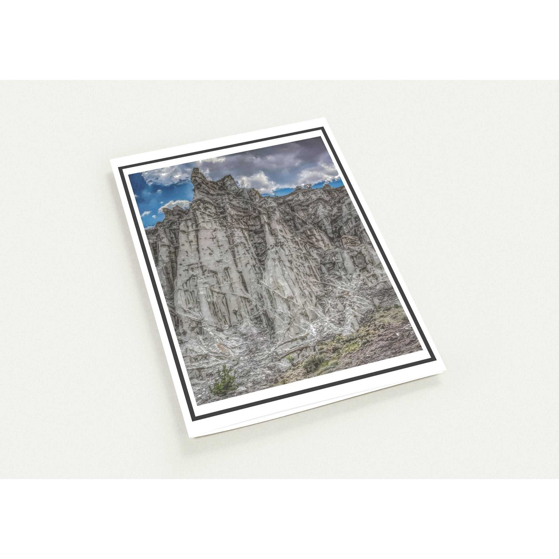 Plaza Blanca Cathedral; Abiquiu, New Mexico Pack of 10 Greeting Cards (w/ standard envelopes) Communitea Books James Bonner