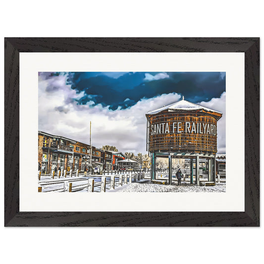 Santa Fe Railyard; Santa Fe, New Mexico Wood Framed Print Communitea Books James Bonner