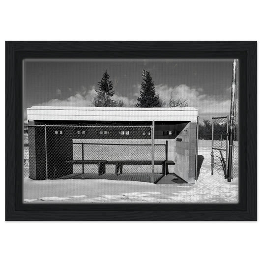 The Coop; Livingston, Montana Black & White Canvas Framed Print Communitea Books Original Photography by James Bonner