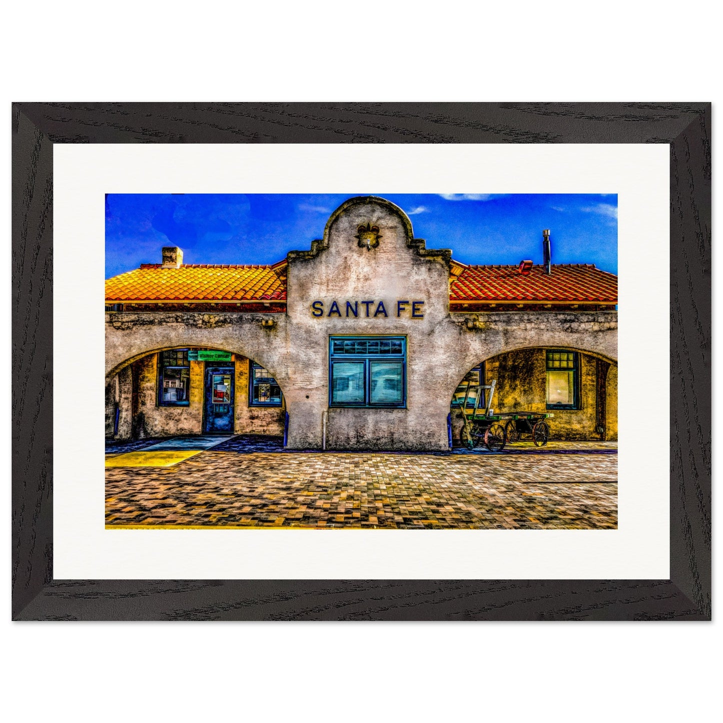 The Depot; Santa Fe, New Mexico Wood Framed Print Communitea Books James Bonner