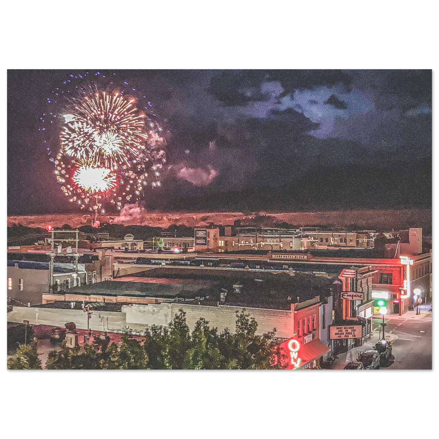 The Fourth of July; Livingston, Montana Premium Matte Poster Communitea Books James Bonner