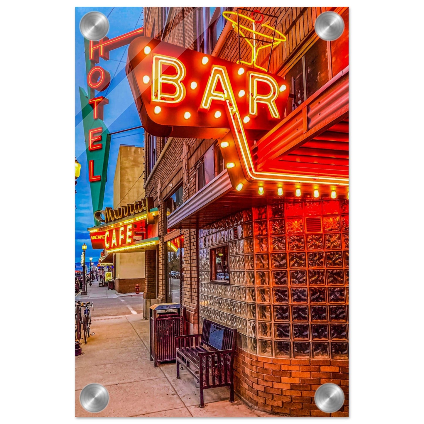 The Murray Hotel & Bar Acrylic Print Communitea Books James Bonner