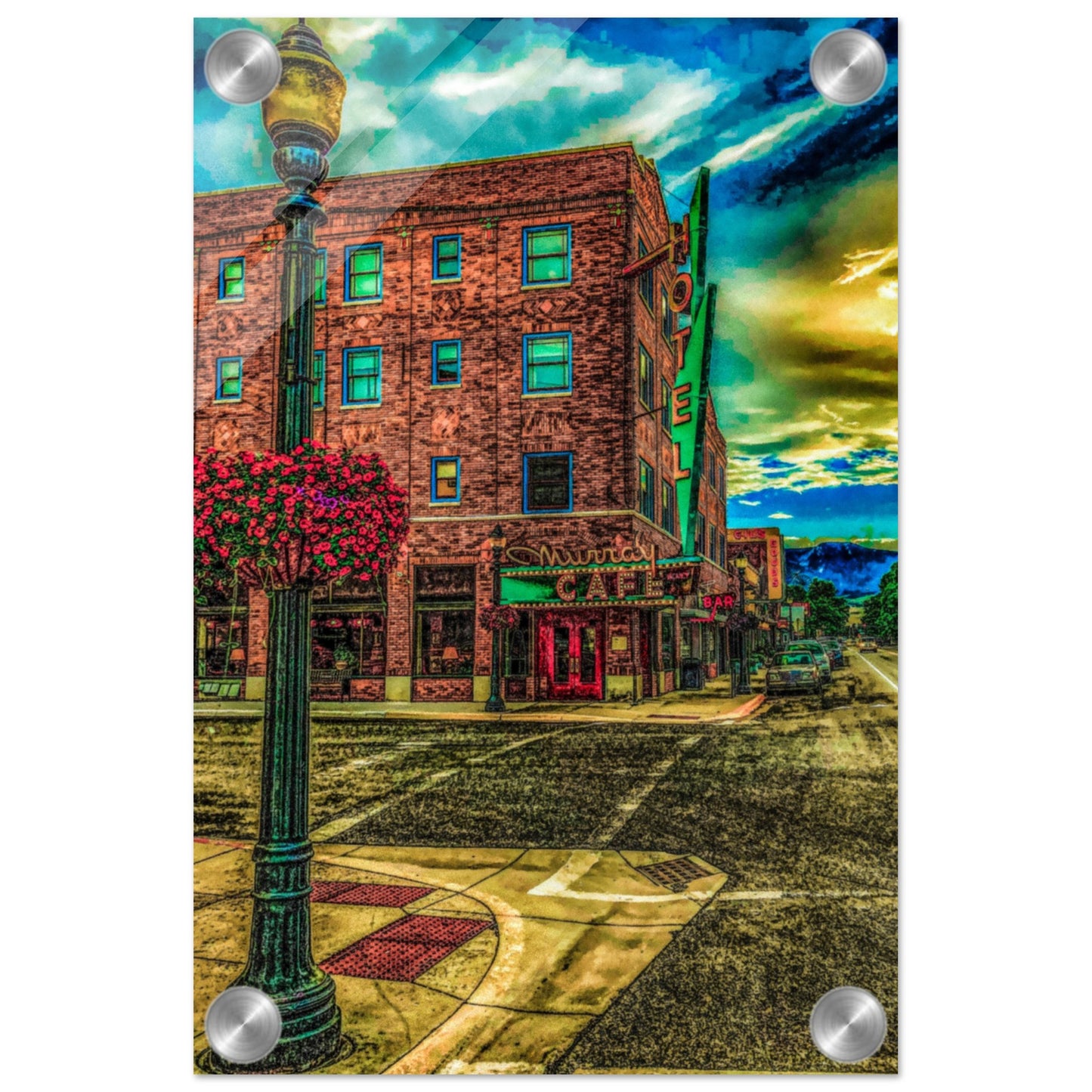 The Murray Hotel; Livingston, Montana Acrylic Print Communitea Books