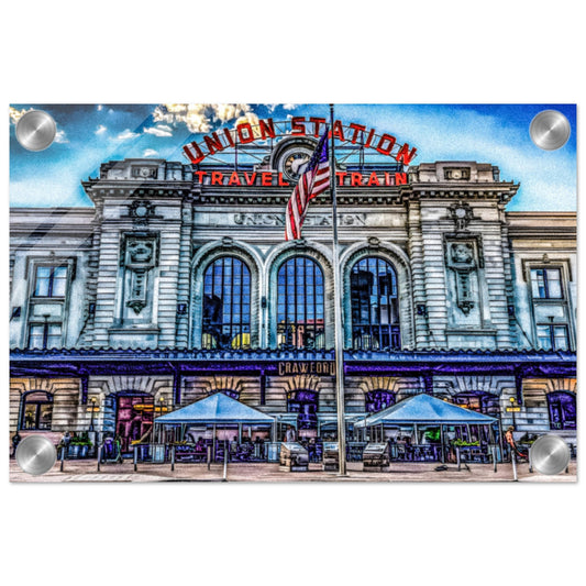 Union Station; Denver, Colorado Acrylic Print Communitea Books James Bonner