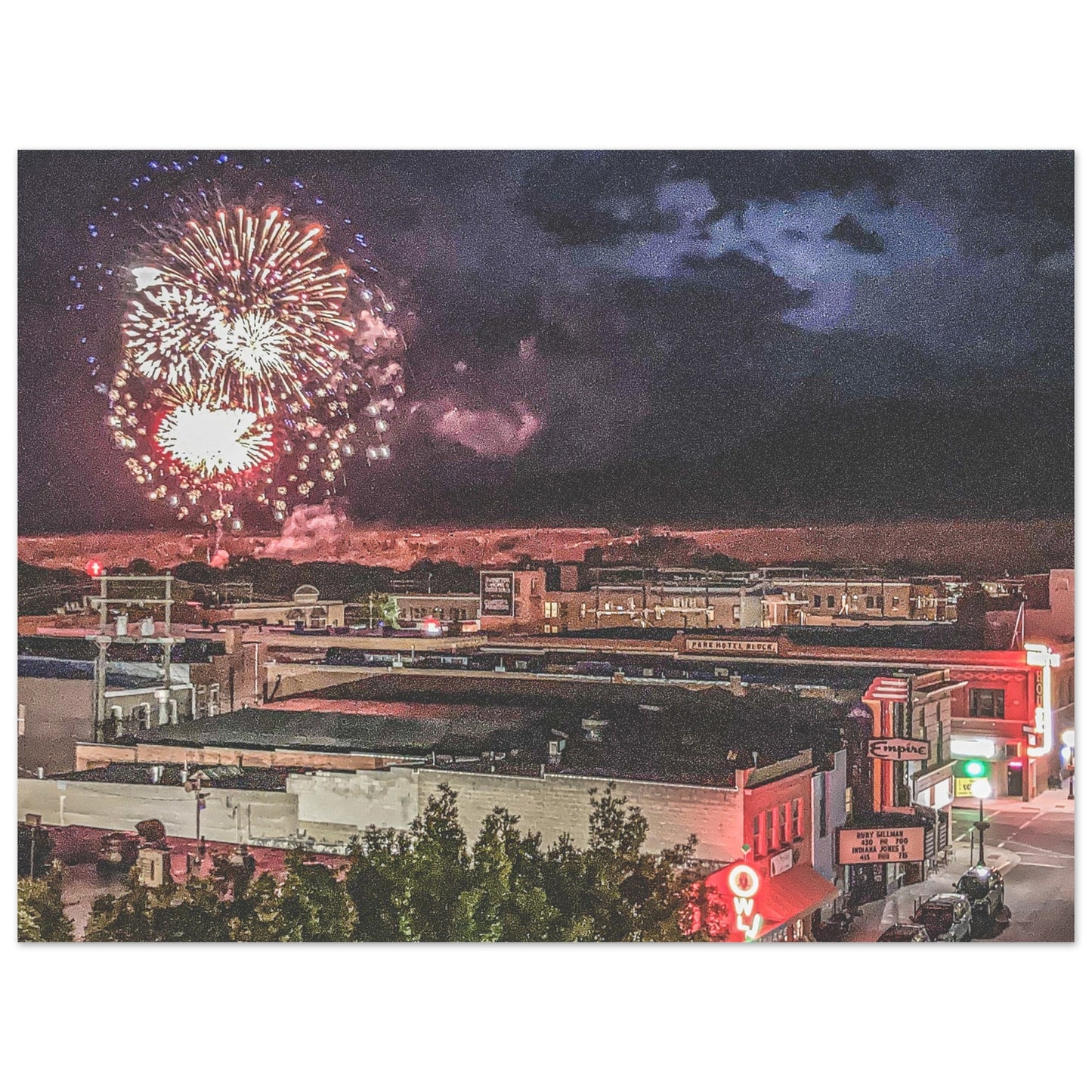 The Fourth of July; Livingston, Montana Premium Matte Poster