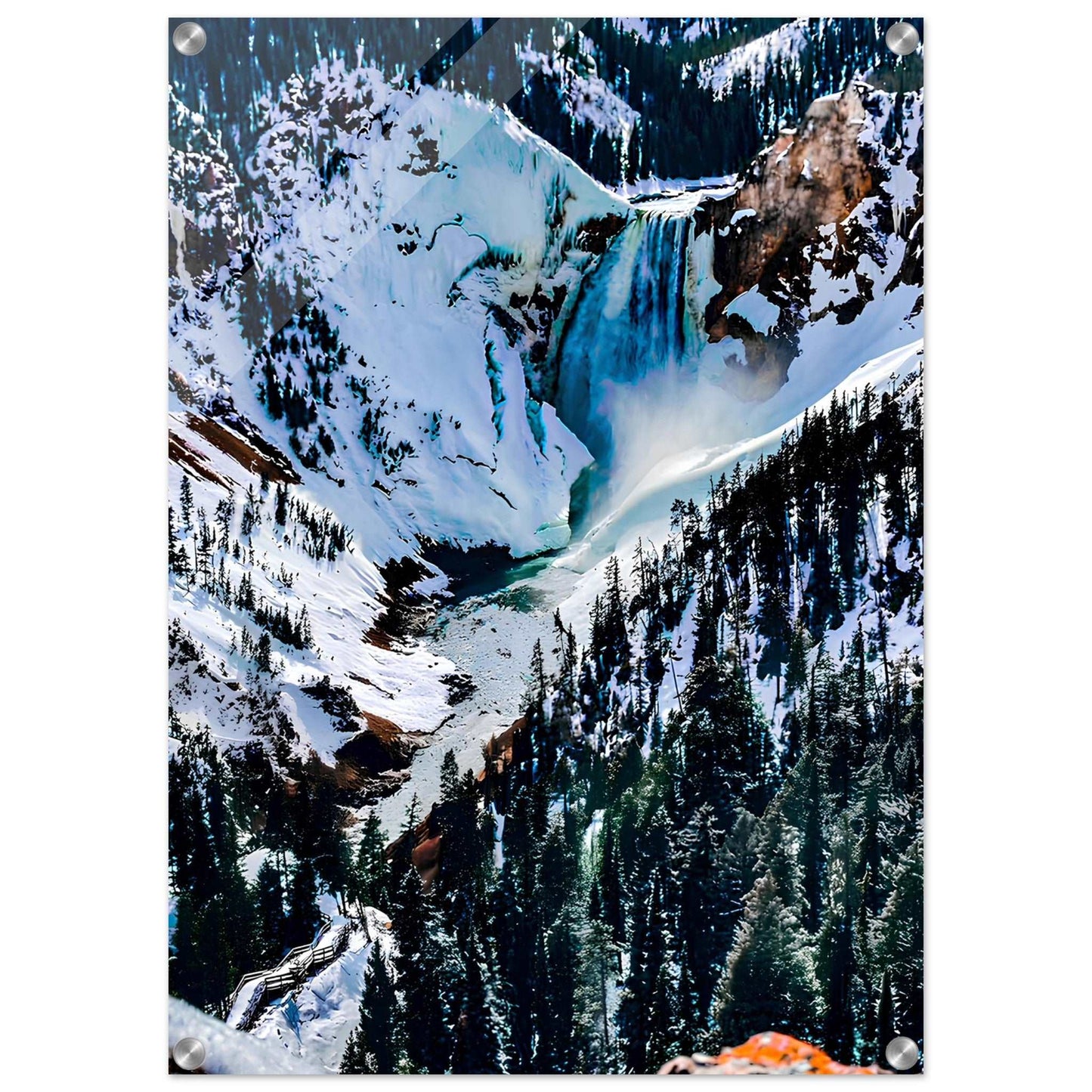 Lower Falls, Yellowstone National Park II Acrylic Print