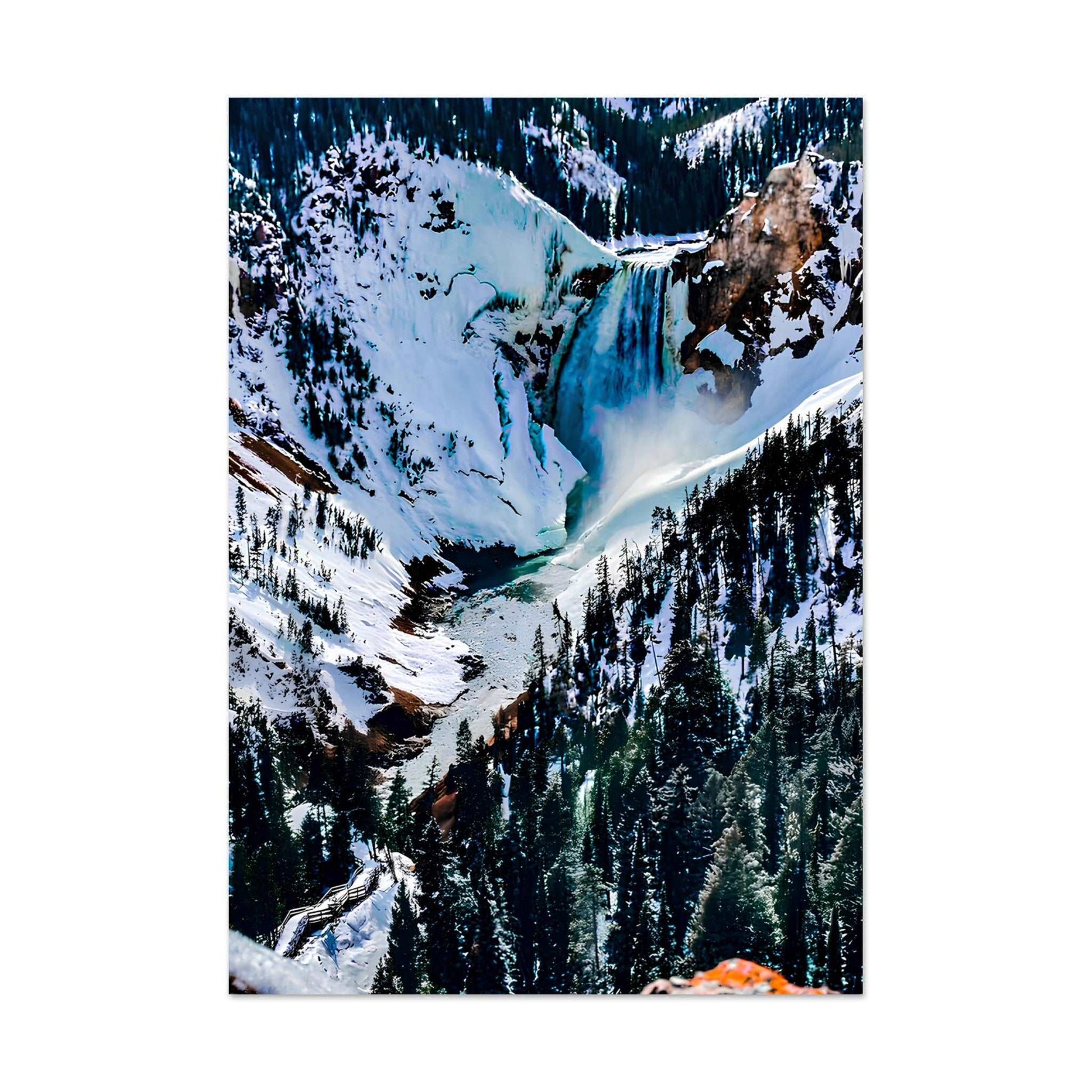 Lower Falls, Yellowstone National Park I Premium Matte Poster