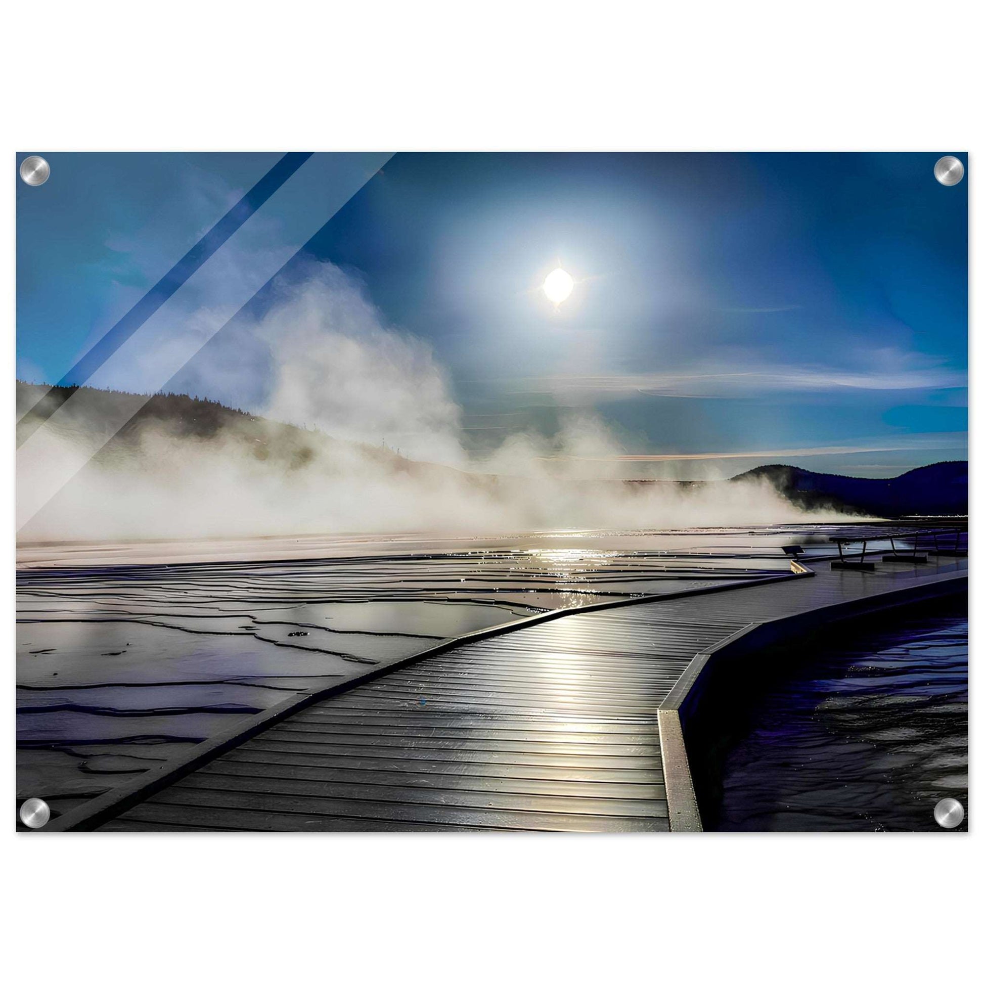 Grand Prismatic Spring, Yellowstone National Park I Acrylic Print Communitea Books James Bonner