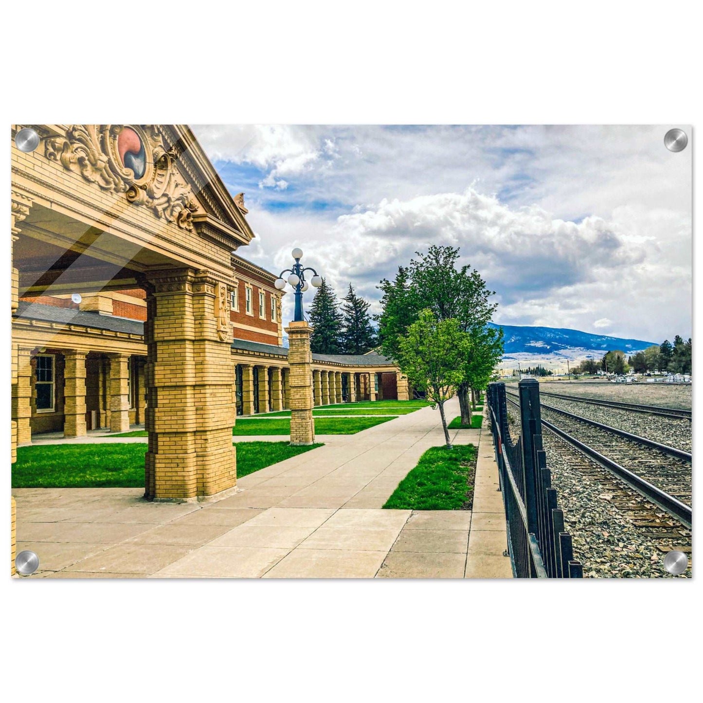 Livingston, Montana Train Depot Acrylic Print