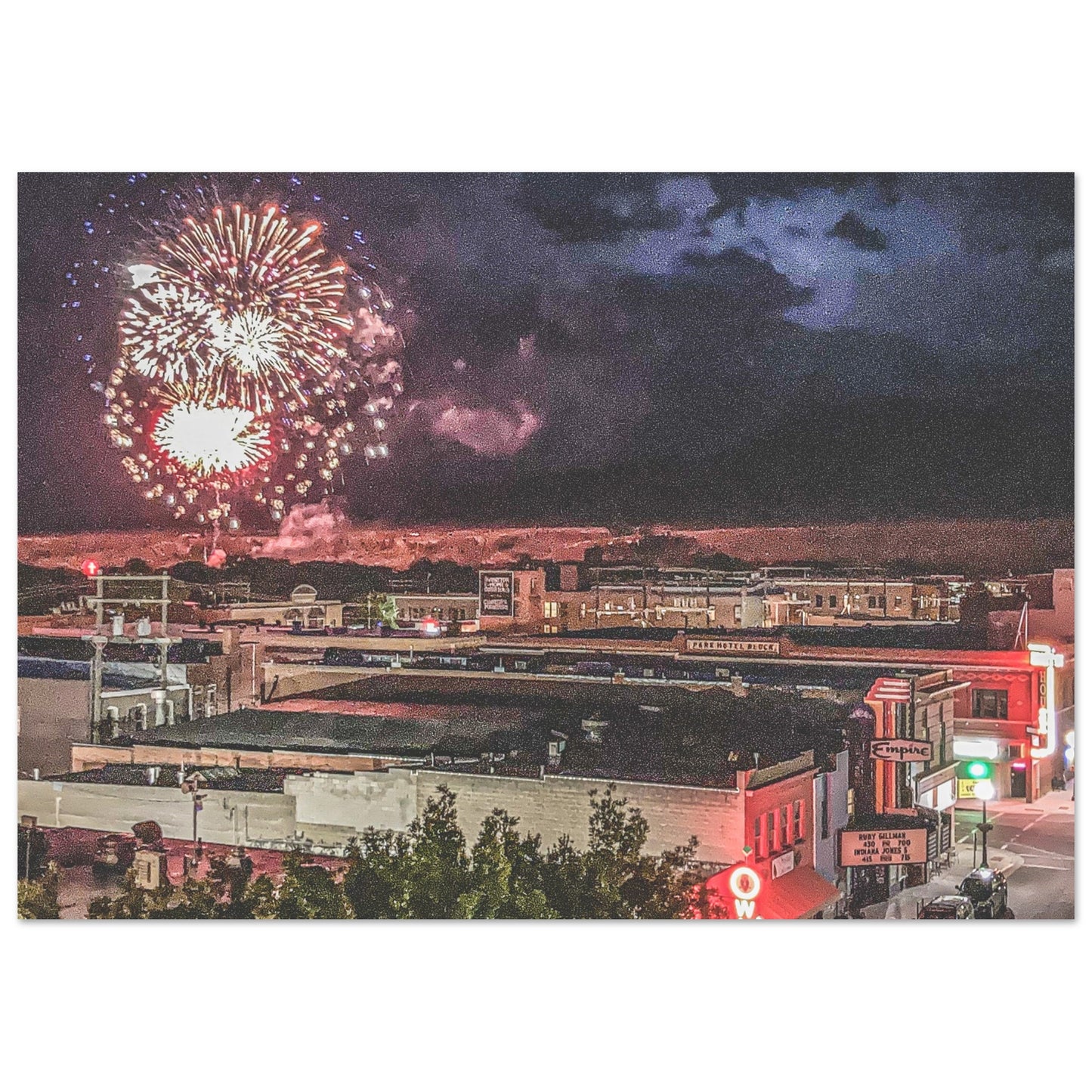 The Fourth of July; Livingston, Montana Premium Matte Poster