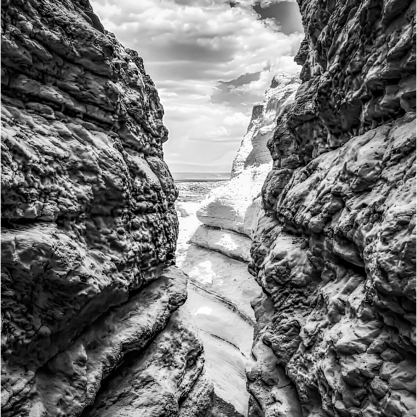 Plaza Blanca; Abiquiu, New Mexico Black & White III Premium Matte Poster