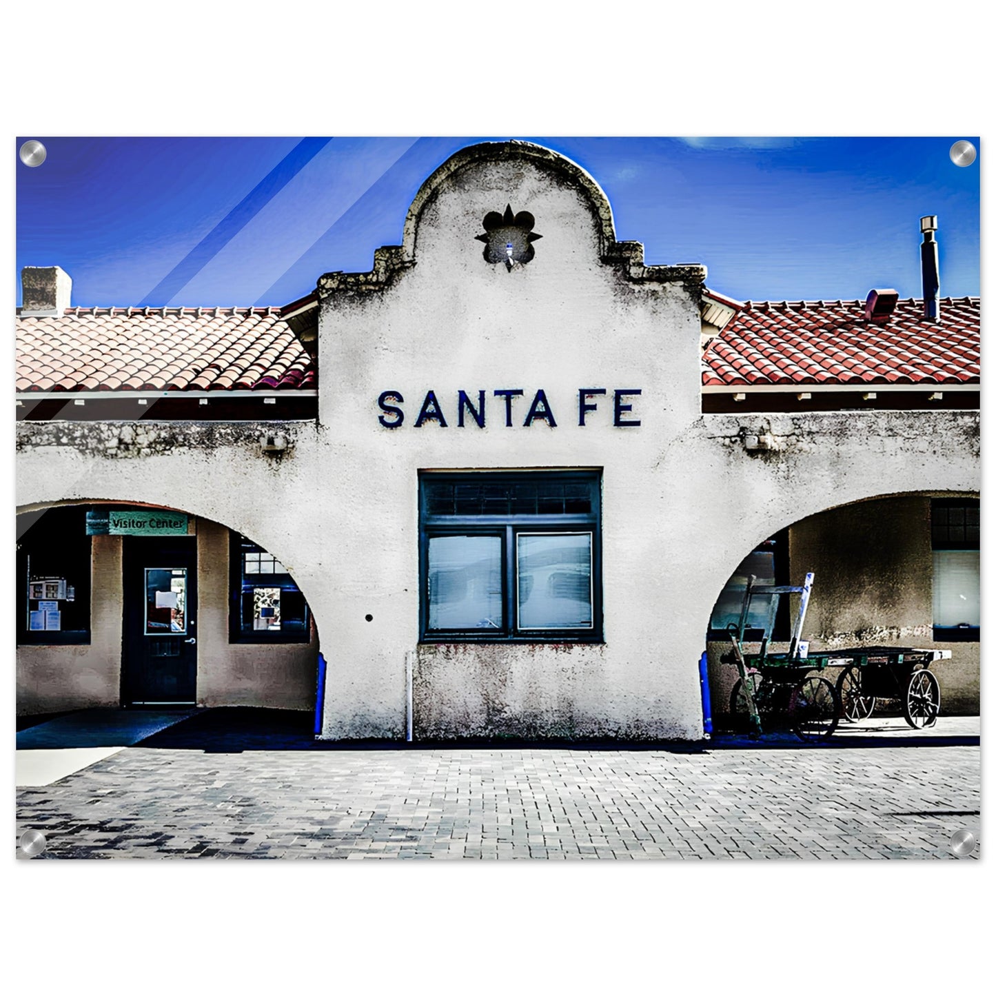 Dearly Departed: Santa Fe, New Mexico Train Depot Acrylic Print