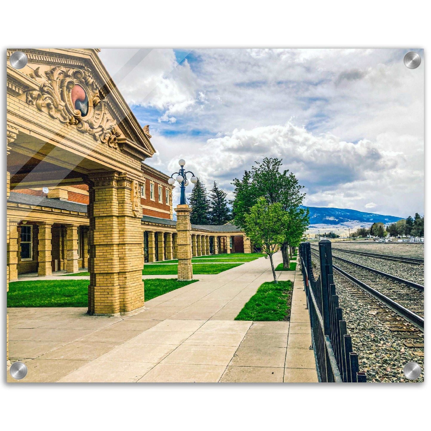 Livingston, Montana Train Depot Acrylic Print