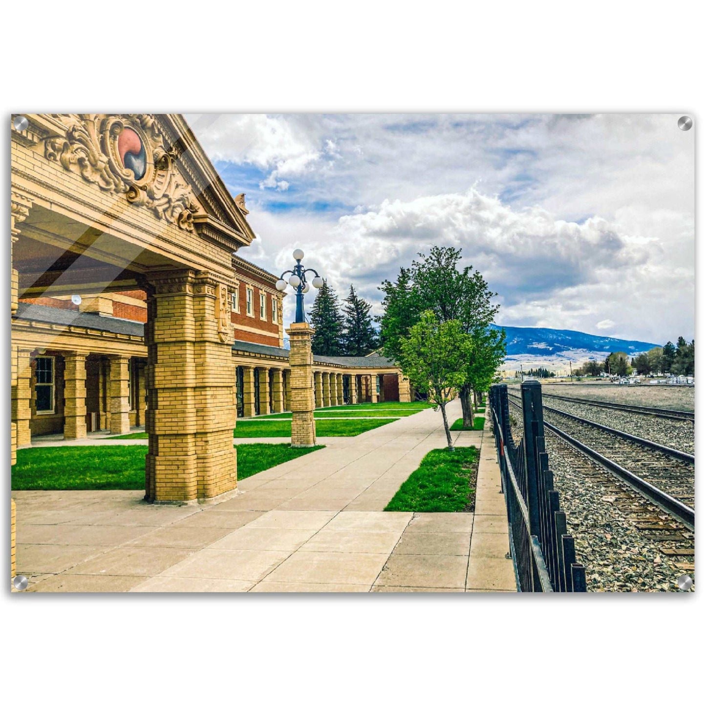 Livingston, Montana Train Depot Acrylic Print