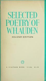 Selected Poetry of W. H. Auden