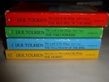 The Lord of The Rings by J.R.R. Tolkien (4 Volumes)